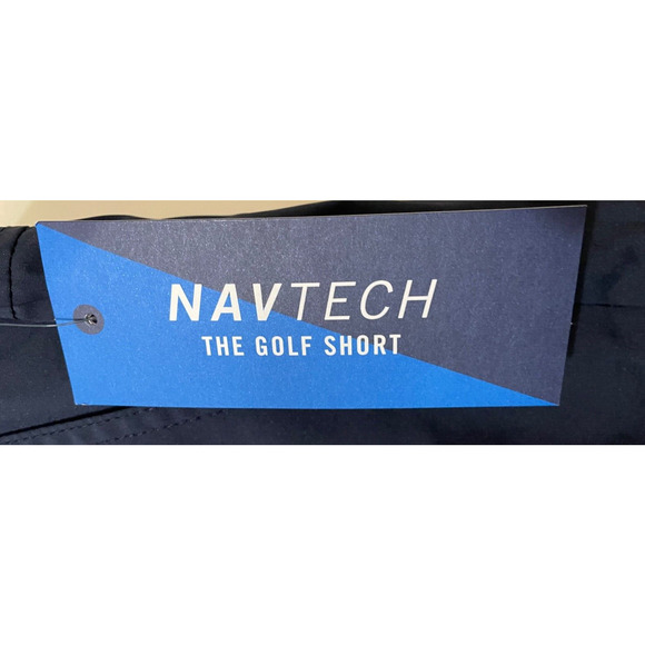 The Golf Short Navy Nautica Shorts Men's 40W 8.5" Wicking Navtech NWT - Picture 5 of 10